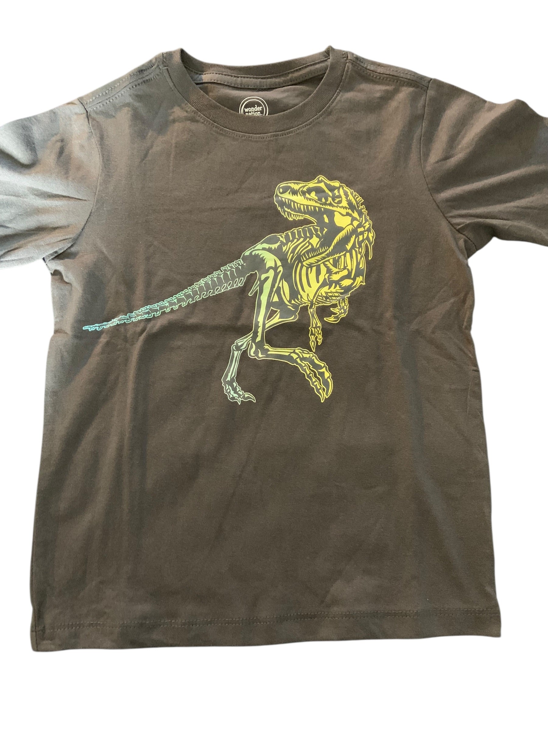 Kids Dinosaur Skeleton Graphic Tee - XS