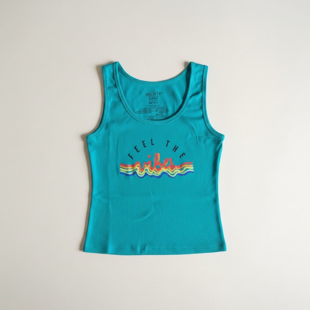 Feel The Vibes Tank Top - Small