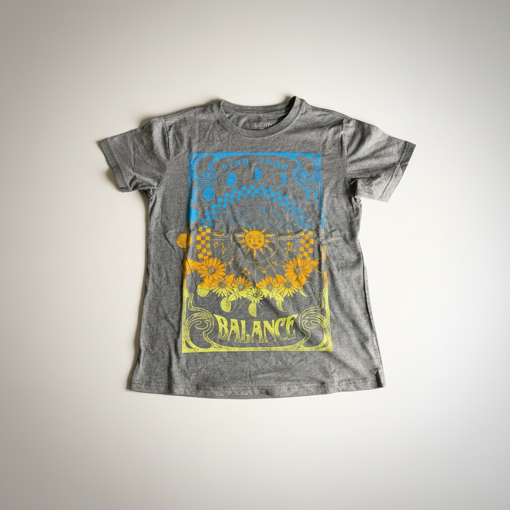 Balance Sunflower Graphic Tee - Small