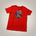 Kids Cool T-Rex Sunglasses Graphic Tee (Large)
