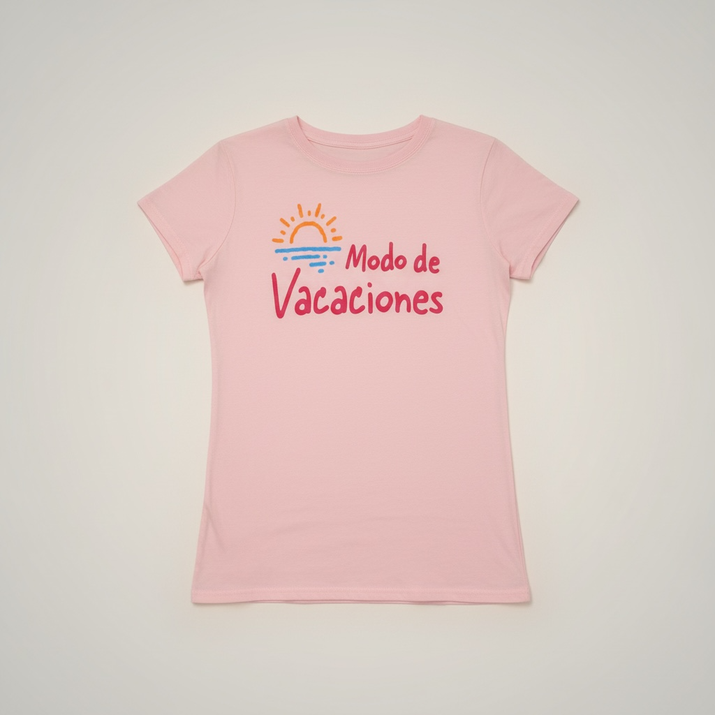 Modo de Vacaciones Pink T-Shirt - XS