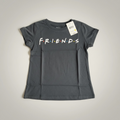 Friends Graphic T-Shirt (Black) - XS (4/5)