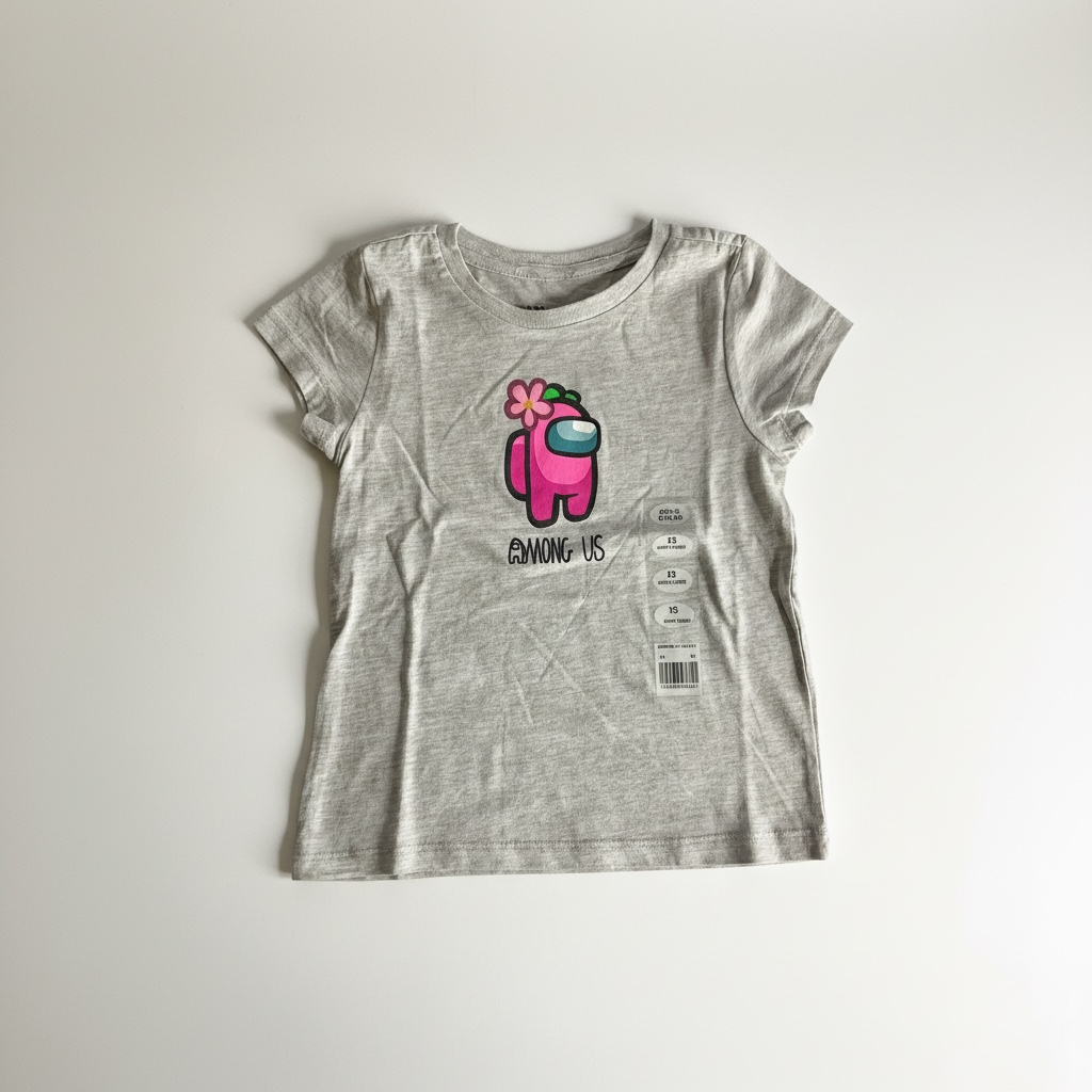 Among Us Girls Shirt (Gray) - XS