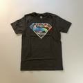 Superman Checkered Logo Graphic Tee - Large