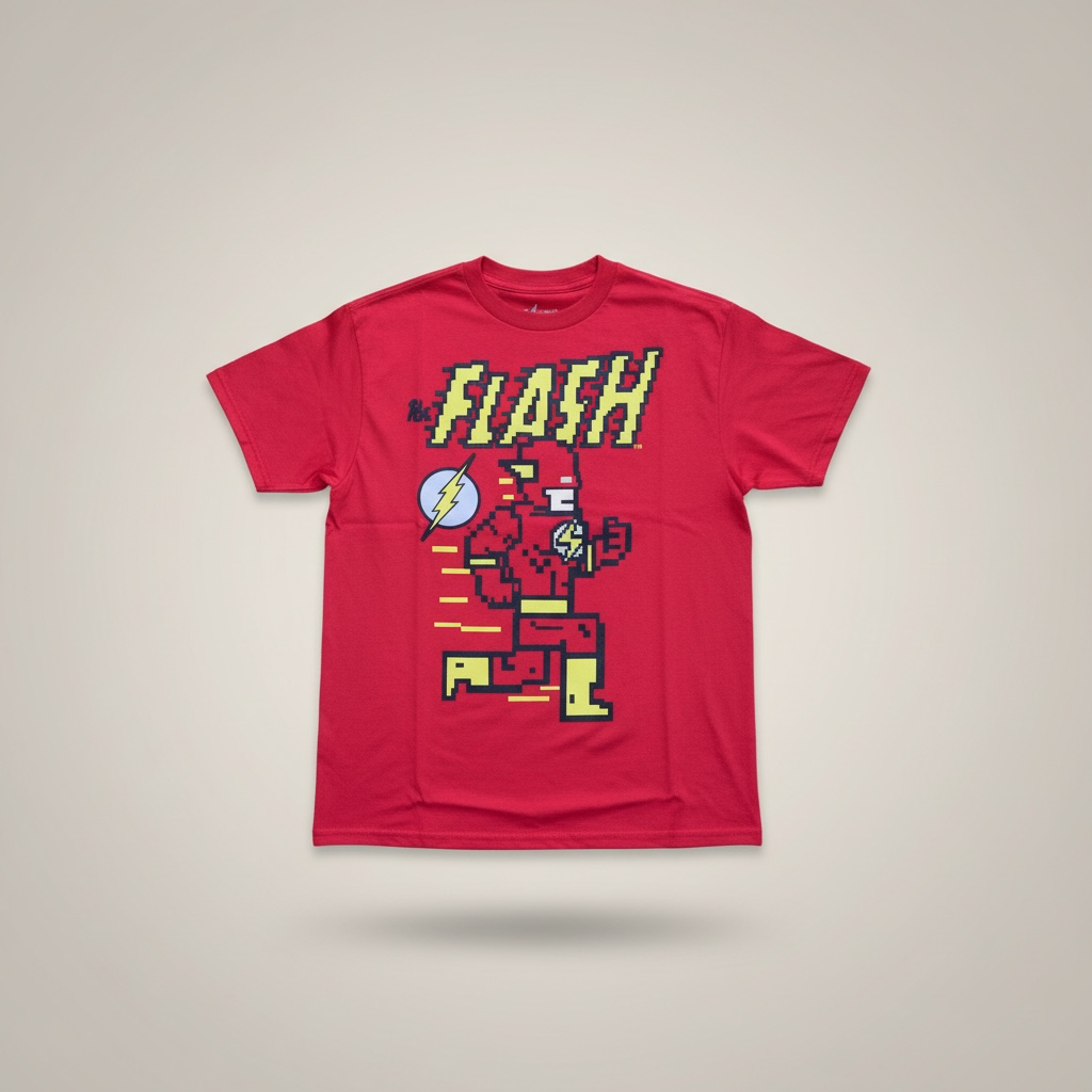 The Flash 8-Bit Pixel Graphic Tee (Red) - Large