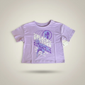 Black Panther Girls Crop Graphic Tee (Large)
