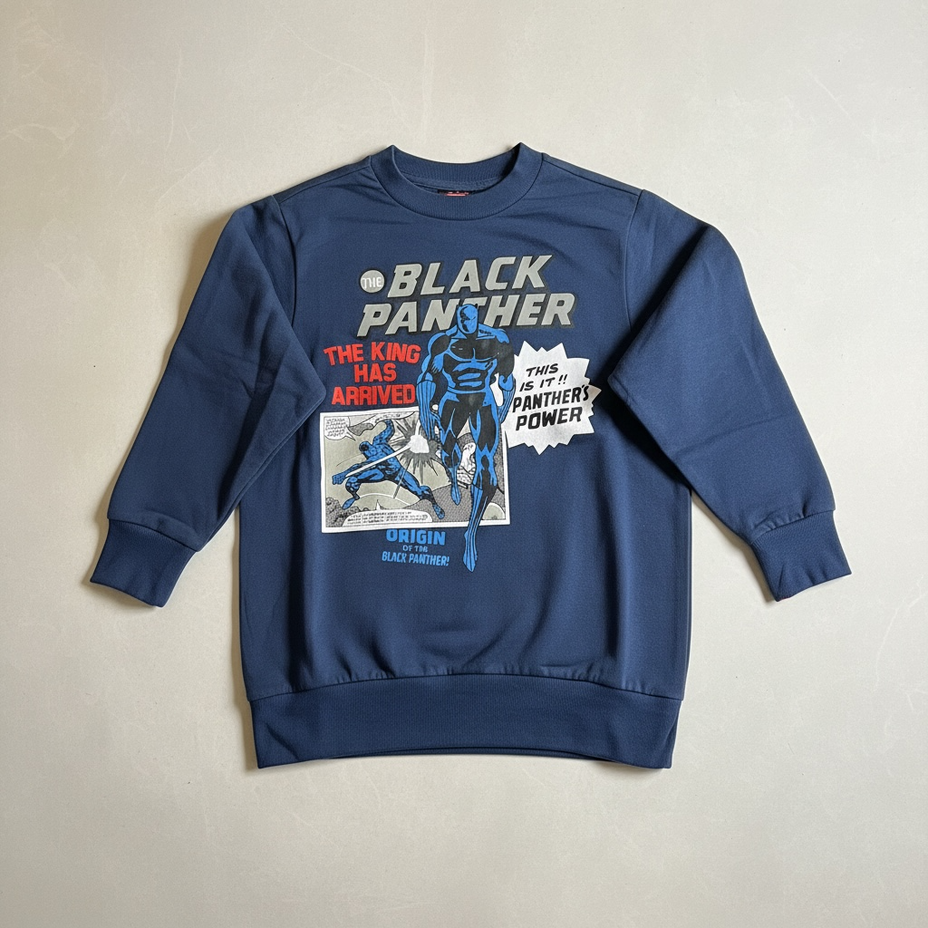 Black Panther Graphic Sweatshirt (Small)