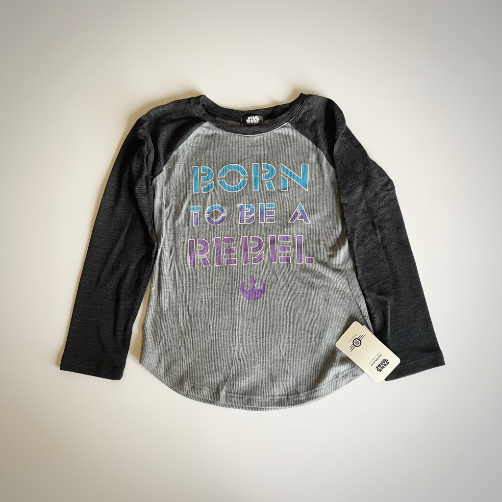 Star Wars Born to Be a Rebel Long Sleeve Raglan Shirt