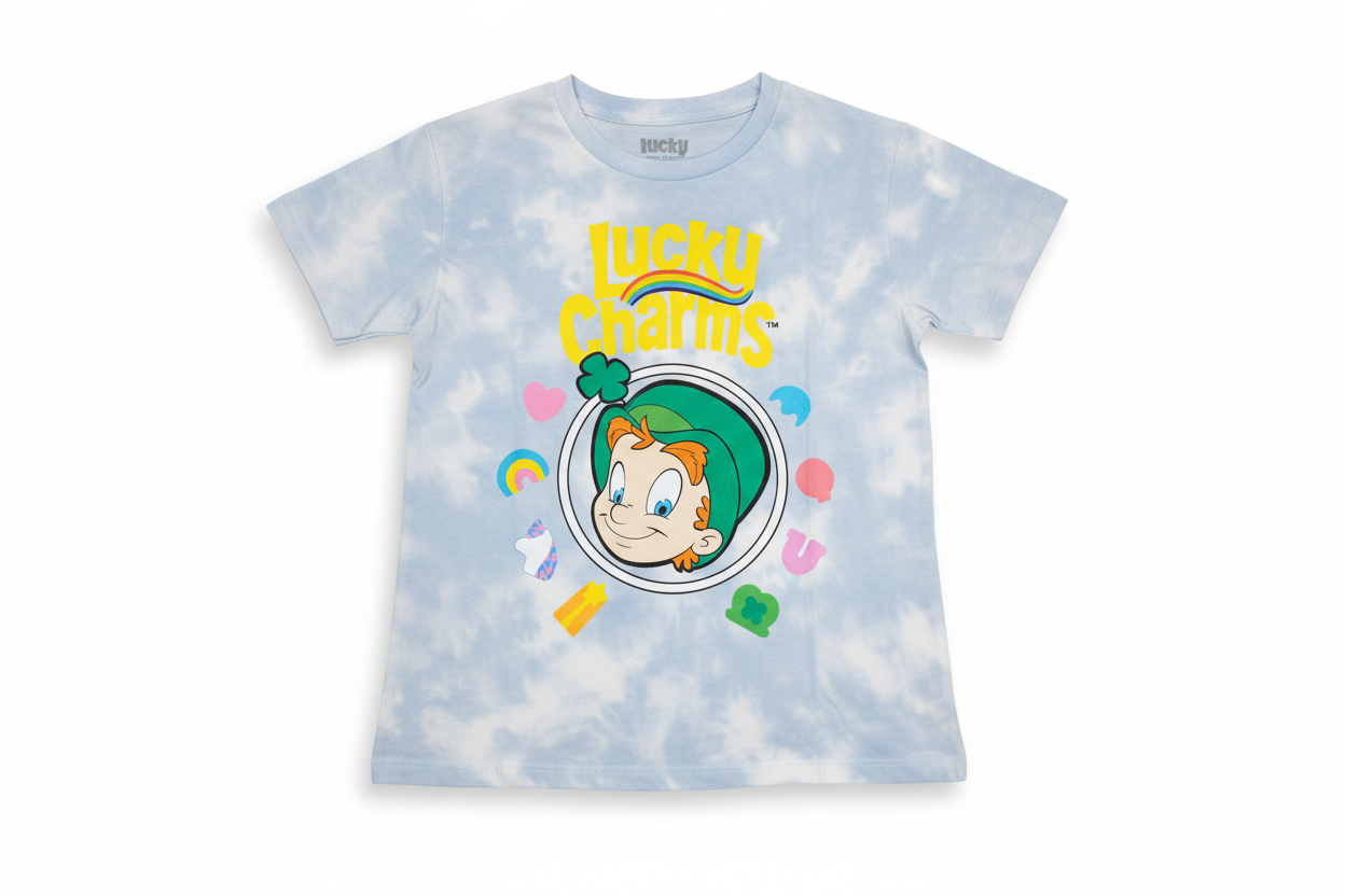 Lucky Charms Tie-Dye Kids Tee