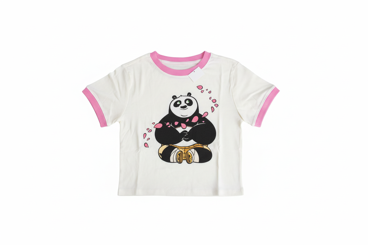 White Kung Fu Panda T-Shirt